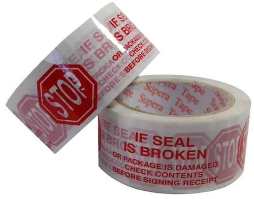 Stop If Seal Is Broken - Hot Melt Adhesive