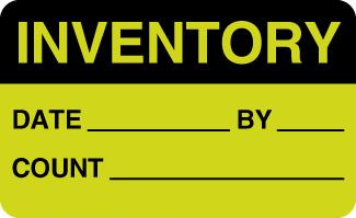 Fluorescent Blank Rectangular Labels